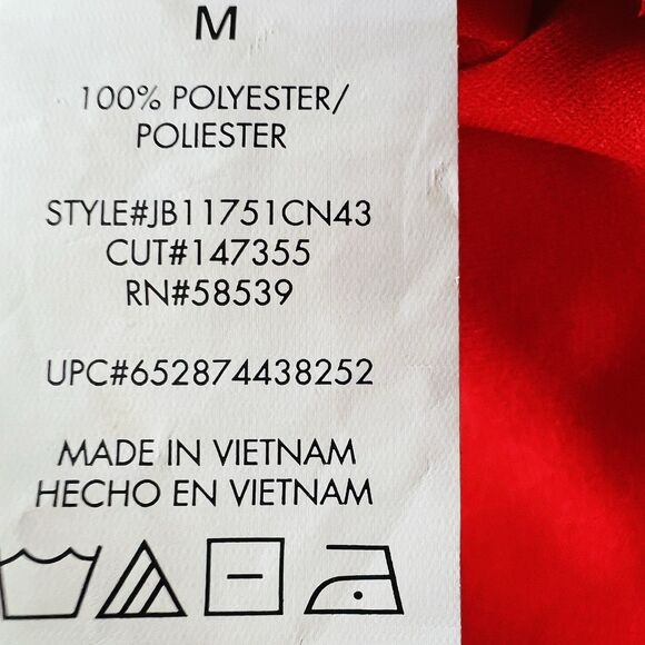 Speechless Red Floral Off Shoulder Ruffly Flowy Chiffon Dress - Medium - Picture 10 of 11